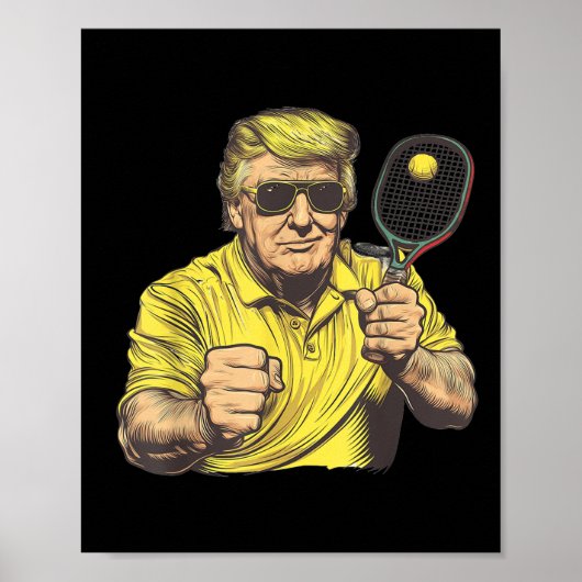 Grappige Pickleball liefhebbers Graphics Pickle Ba Poster (Voorkant)