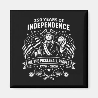 Grappige Pickleball-mensen 250 jaar VS 4 juli Magneet