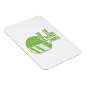 Grappige pickleball paddle up boterkop magneet (Rechterzijde)