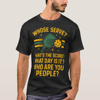 Grappige Pickleball Paddle Wiens Opslag Wat Is De T-shirt