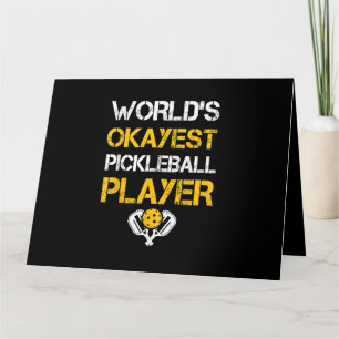 Grappige Pickleball Player Paddle - Pickleballing  Kaart