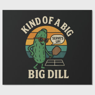 Grappige Pickleball Sociale Club Big Dill Cadeaupapier