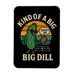 Grappige Pickleball Sociale Club Big Dill Magneet
