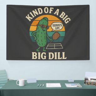 Grappige Pickleball Sociale Club Big Dill Spandoek