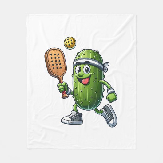 Grappige Pickleball speler Paddleball Lover Fleece Deken (Voorkant)