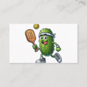 Grappige Pickleball speler Paddleball Lover Visitekaartje (Achterkant)