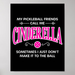 Grappige Pickleball Vrouwen Cadeau Speler Grap Poster