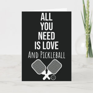 Grappige Pickleball Wenskaart voor Speler of Fan Kaart