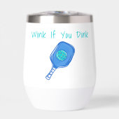 Grappige Pickleball Wink als je Humor drinkt (Voorkant)