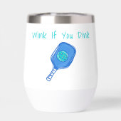 Grappige Pickleball Wink als je Humor drinkt (Achterkant)