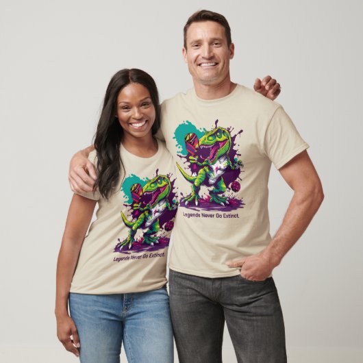 Grappige Pickleballasaurus Rex T-shirt (Unisex)
