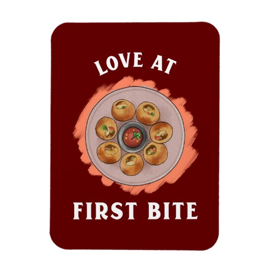 Grappige Pijn Puri Gol Gappa Magneet (Verticaal)