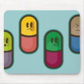 grappige pills mousepad muismat (Voorkant)