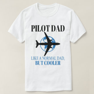 Grappige Pilot Art voor papa Pilot Luchtvaart Vlie T-shirt
