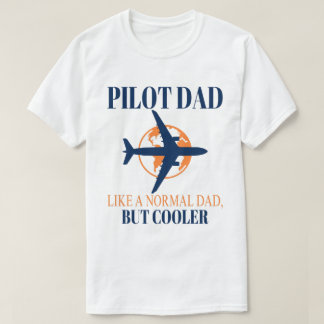 Grappige Pilot Art voor papa Pilot Luchtvaart Vlie T-shirt