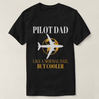 Grappige Pilot Art voor papa Pilot Luchtvaart Vlie T-shirt
