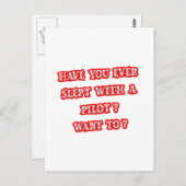 Grappige Pilot Pick-Up Line Briefkaart (Voorkant / Achterkant)