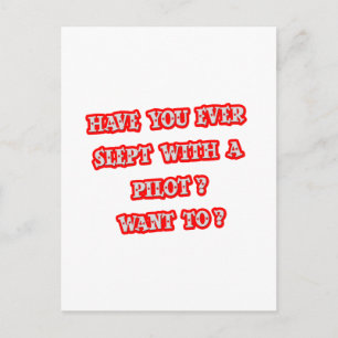 Grappige Pilot Pick-Up Line Briefkaart