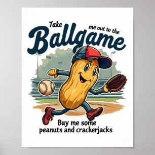 Grappige pinda's nemen me mee naar het Byll-spel B Poster