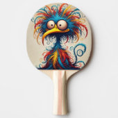 Grappige Ping Pong Paddle Tafeltennisbatje (Voorkant)