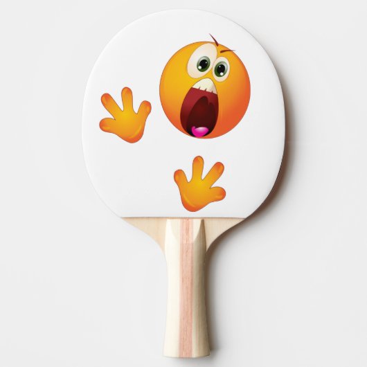 grappige Ping Pong Paddle Tafeltennisbatje (Voorkant)