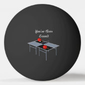 Grappige Ping Pong tafel serveerde ontwerp, Pingpongballen (Voorkant)