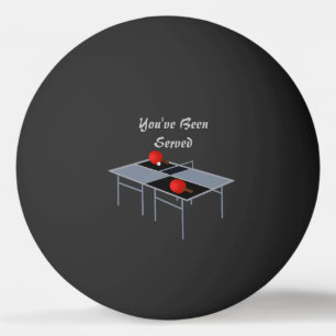Grappige Ping Pong tafel serveerde ontwerp, Pingpongballen