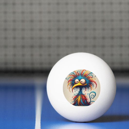 Grappige pingpongbal pingpongballen (Net)