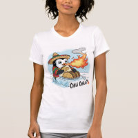 Grappige Pinguïn Die Spicy Tacos T-Shirt Eet