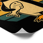 Grappige pinguïn verzet zich tegen pinguïns protes poster (Hoek)