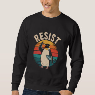 Grappige Pinguïn Weerstaat Protest Tegen Tarieven  Trui