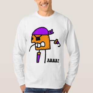 Grappige piraat Halloween T-shirt