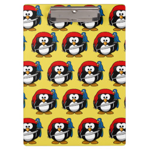 Grappige Pirate Pinguin Klembord
