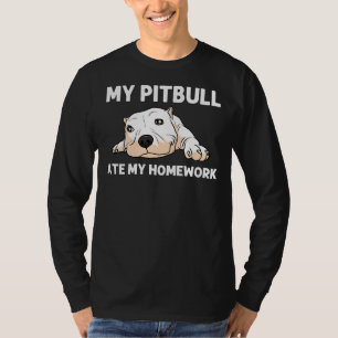Grappige Pitbull voor Kids Jongens Meisjes Pet Can T-shirt