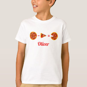Grappige Pizza Berekening Gepersonaliseerd T-shirt