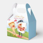 Grappige Pizza Liefde Bedankdoosjes (Achterkant)