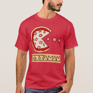 Grappige Pizza Pun PizzamanNostalgie Gamer SfeerRe T-shirt