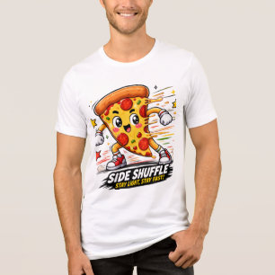 Grappige Pizza Zijschud Trainingsworkout Cartoon M Tri-Blend Shirt
