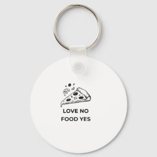 Grappige pizzaliefhebber sleutelhanger
