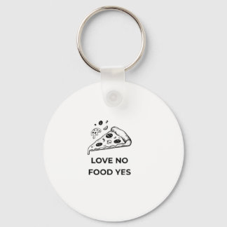 Grappige pizzaliefhebber sleutelhanger