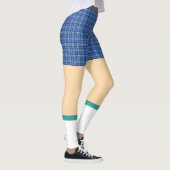 Grappige plaid shorts golf geek vrouwen leggings (Rechts)