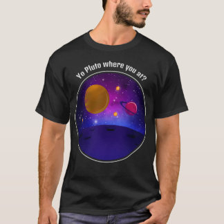 Grappige planeten t-shirt