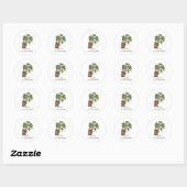 Grappige Plant Escape Sticker  (Vel)