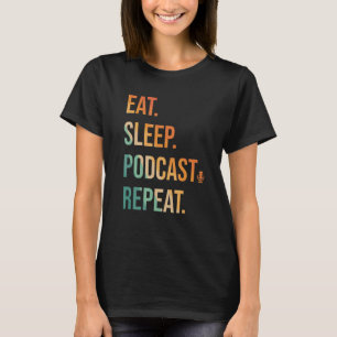 Grappige podcast voor mannen vrouwen Podcasting DJ T-shirt