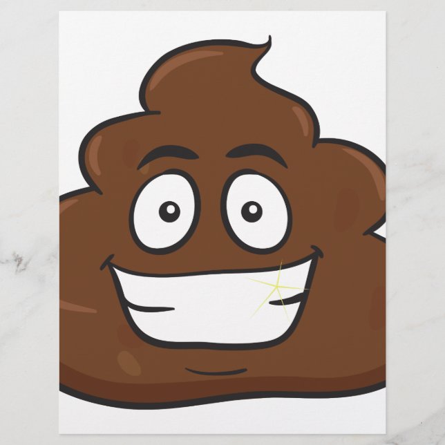 grappige poep emoji (Voorkant)