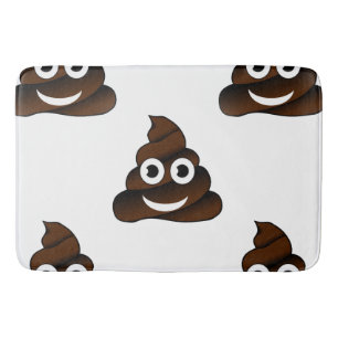 Grappige poep emoji badkamer badmat badmat