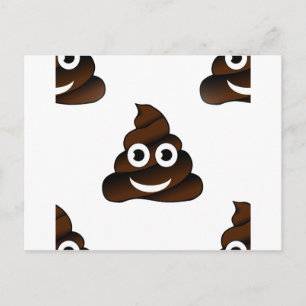 grappige poep emoji briefkaart