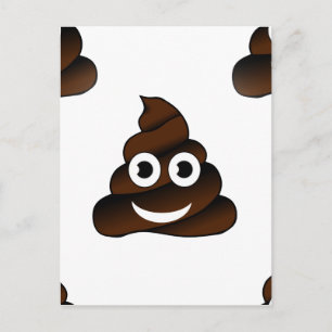 grappige poep emoji briefkaart