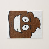 grappige poep emoji legpuzzel (Horizontaal)