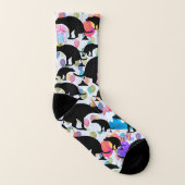 Grappige poepende hond passief hilarisch sokken (Rechts - buiten)